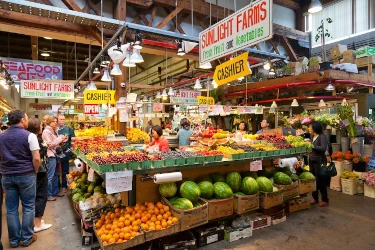 Local eating - Granville Island Food Scene